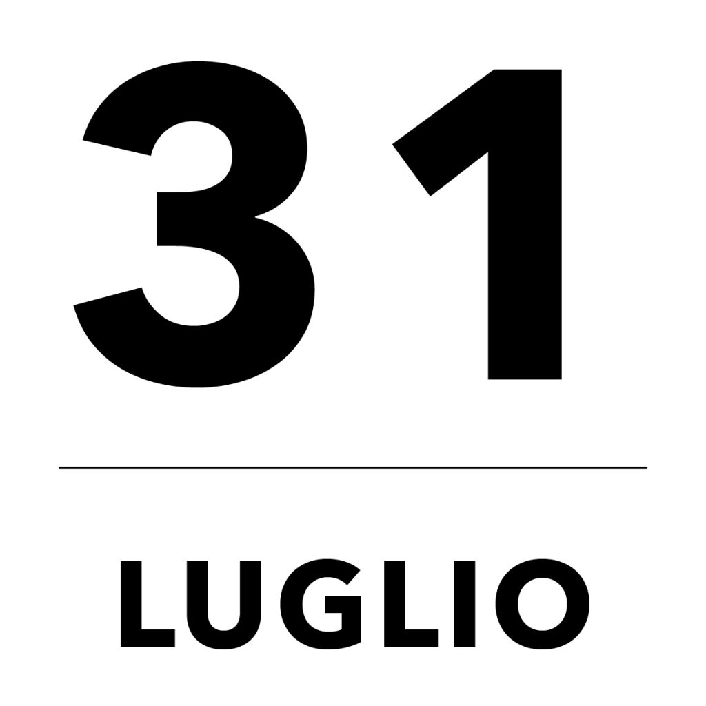 31 LUGLIO 2021