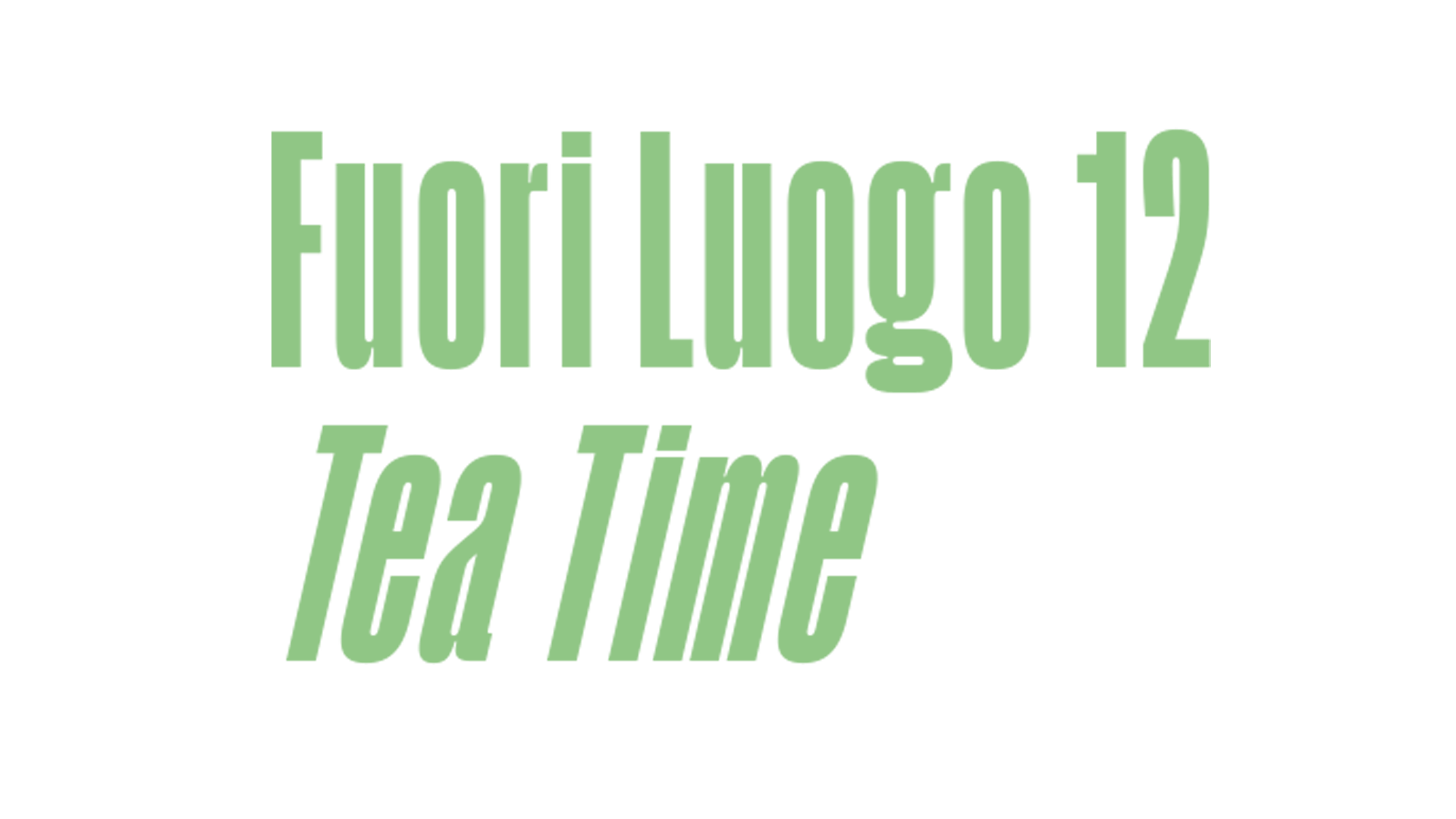 26 Novembre 2022 / Anteprima Tea TimeIconografieXXI Mattia Salvia